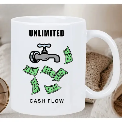 Witte Keramische Koffiemok Kantoor Drinkgerei Schattige Cartoon Illustratie Bedrukte Keramische Mok Koffiekop Voor Dagelijks Gebruik Cadeau
