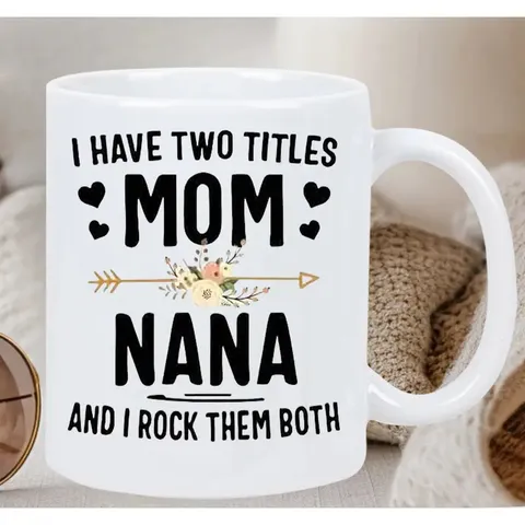 White Ceramic Coffee Mug Printed Letter Pattern Office Daily Drinkware Microwave Safe Ceramic Tea Cup Gift
