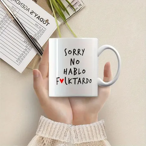 Keramik Kaffeetasse Süße Cartoon Grafik Gedruckt Trinkgeschirr Büro Zuhause Wasserbecher Neuheit Keramik Tasse Geschenk