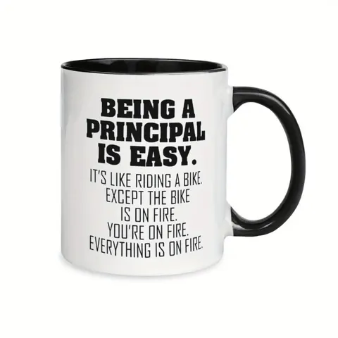 Taza de Café de Cerámica Con Divertidos Eslogan en Inglés Diseño en Blanco y Negro Oficina y Hogar Menaje Taza de Cerámica Regalo