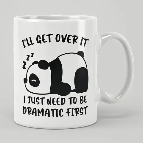 Taza de Café de Cerámica Oficina Menaje Moderno Minimalista Taza Blanca Con Diseño de Estampado Divertido Regalo