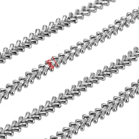 Stainless Steel Heart Chain DIY Jewelry Making Supplies Gold And Steel Color Love Heart Shaped Necklace Bracelet Chain