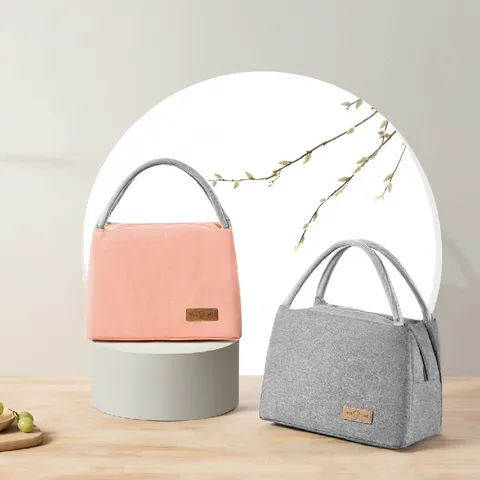 Insulated Lunch Bag Waterproof Thermal Bento Box Tote Portable Cooler Bag Food Storage Organizer Bag For Women Men