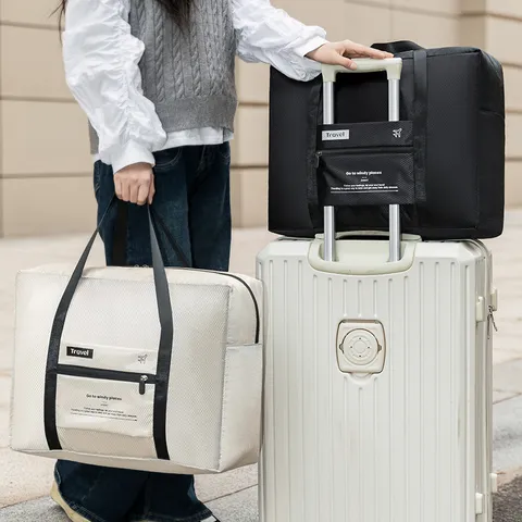 Foldable Travel Duffel Bag Large Capacity Waterproof Travel Luggage Bag Lightweight Gym Sports Handbag For Women Men