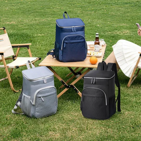 Waterproof Insulated Backpack Thermal Cooler Bag Large Capacity Picnic Travel Lunch Rucksack For Outdoor Sports