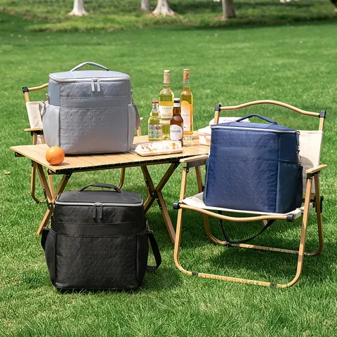 Insulated Lunch Bag Waterproof Thermal Cooler Tote Bag Large Capacity Picnic Food Storage Bag For Travel Work Outdoor