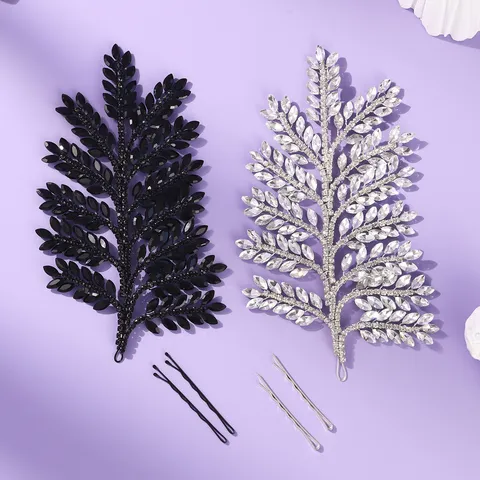 Luxury Rhinestone Floral Headband Alloy Crystal Hair Band Bridal Wedding Party Hair Accessories Women Hair Jewelry