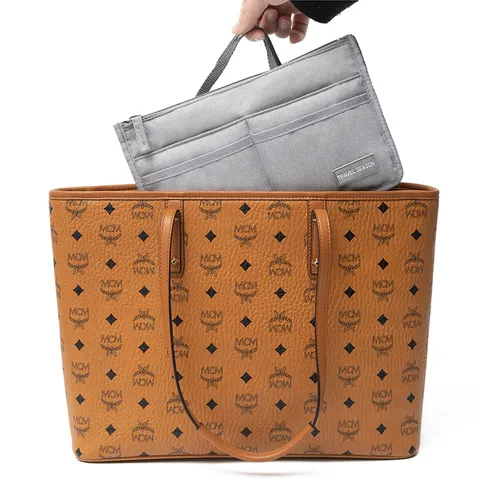 Double Zipper Travel Toiletry Makeup Bag Portable Foldable Multilayer Storage Pouch With Handle For Women