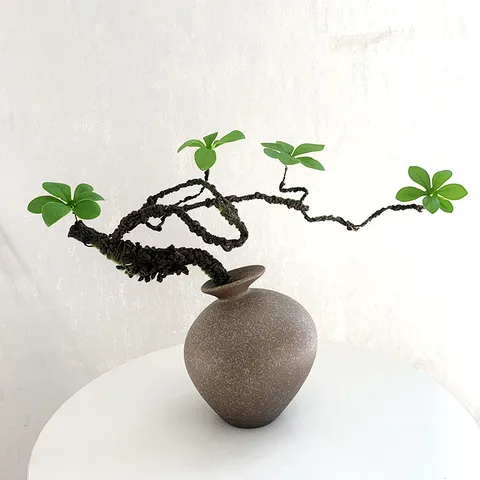 Chinese Style Artificial Begonia Plum Blossom Foam Branch Flexible Decorative Flower For Hotel Lobby Home Decor Photography Prop
