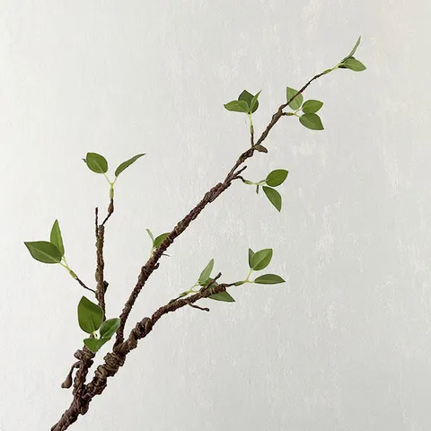 Artificial Begonia Flower Branches Simulation Rattan Vines Silk Flower Home Zen Decor Floral Arrangement