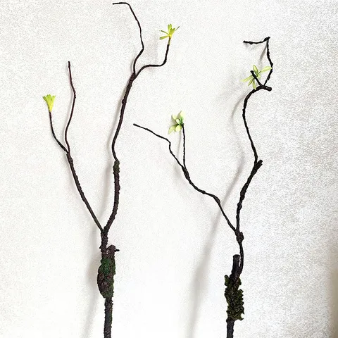 Artificial Green Leaf Dead Branch Vine Simulation Silk Flower Wedding Home Restaurant Decoration Flower Arrangement Accessory