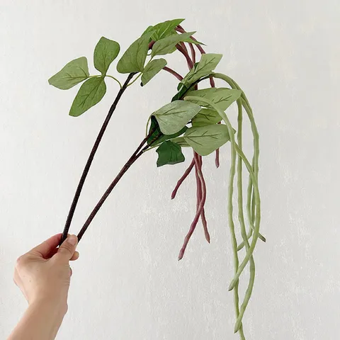 Artificial Simulation Plant Long Branch Four Season Bean Home Decor Wedding Photography Props Fake Greenery