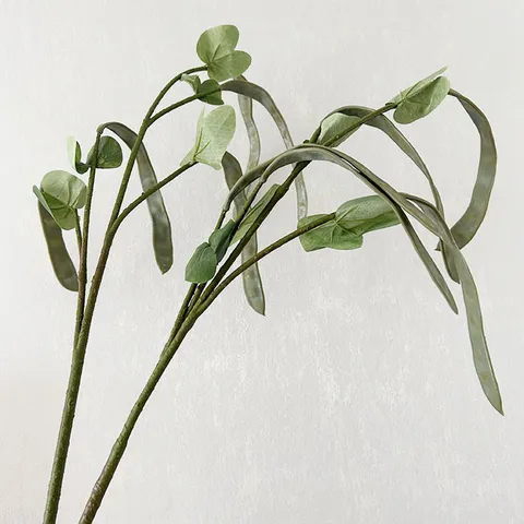 Artificial Hanging Bean Vine Fake Flower Simulation Plant For Home Decor Homestay Photography Props Silk Flower Decoration