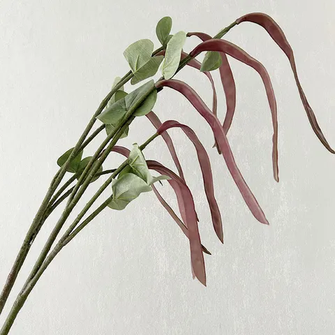 Artificial Hanging Bean Vine Fake Flower Simulation Plant For Home Decor Homestay Photography Props Silk Flower Decoration