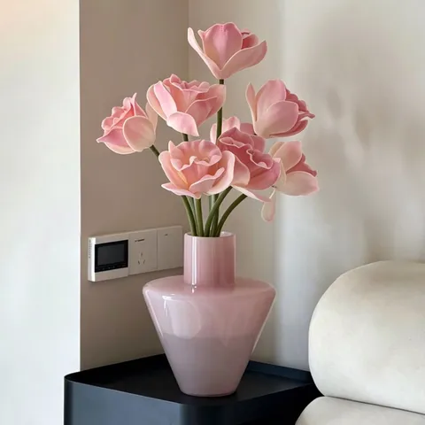 Artificial PU Narcissus Flower Single Stem Daffodil Fake Plant For Home Wedding Party Floral Arrangement