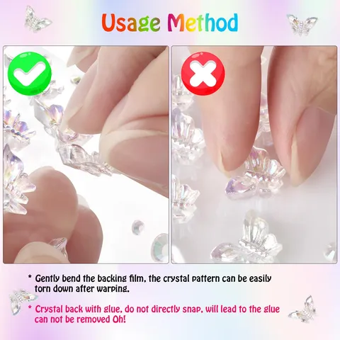 Self-Adhesive Acrylic Gemstone Stickers Rhinestone Artificial Pearl Star Heart Shapes For Face Nail DIY Craft Decoration