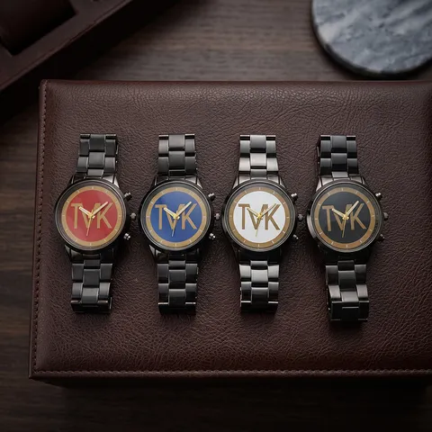 Reloj de Cuarzo para Hombres Negocios Casual Aleación Correa de Acero Inoxidable Esfera Grande Impermeable Reloj de Pulsera
