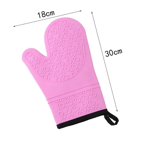 Guanti da Forno in Silicone Resistenti al Calore Ispessiti Guanti da Cucina Antiscivolo