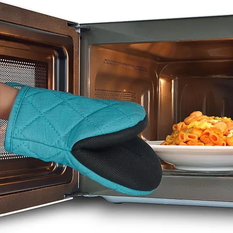 Thickened Cotton Heat Resistant Oven Mitts And Pot Holders Kitchen Baking Anti Scald Multicolor Assorted Kitchen Linens