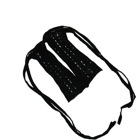 Y2K Hollow Out Mesh Lace Up Arm Sleeves Fingerless Gloves Women Summer Sunscreen Lolita Cosplay Party Fashion Accessories
