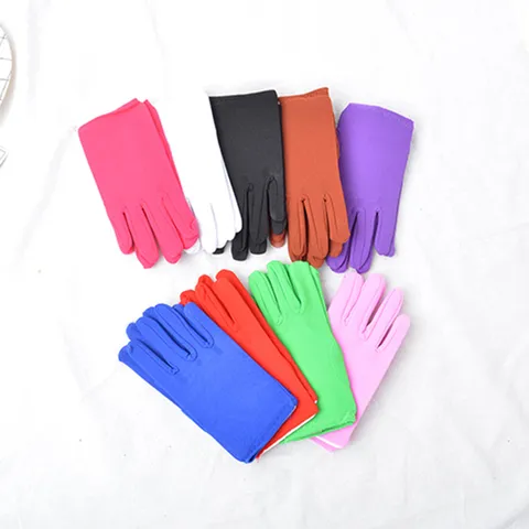 Gants Blancs Fins pour Enfants Gants de Danse de Performance d'Étiquette Accessoires de Gants de Performance pour Filles d'Enfants