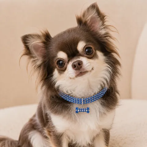 Lussuosa Collana di Strass per Animali Domestici in Lega Intarsiata con Strass Collare per Cani a Doppia Fila Con Ciondolo a Forma di Osso Stile Principessa Collare di Gioielli per Gatti per Accessori di Decorazione di Animali Domestici per Feste