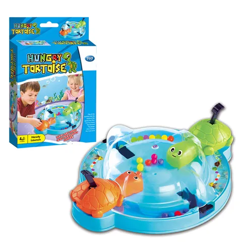 Jeu de Bureau Interactif Parent Enfant Puzzle Compétitif En Plastique Tortue Mange Haricots Pour Enfants