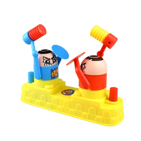 Jouet de Jeu de Combat de Table pour Enfants en Plastique Interactif Doigt Combat Marteau Compétitif Jeu de Société Cadeau Pour Famille