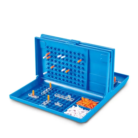 Jeu de Plateau de Bataille Stratégique Mini Portable Double Joueur Interactif Jouet Puzzle de Table en Plastique Cadeau Pour Enfants Et Adultes