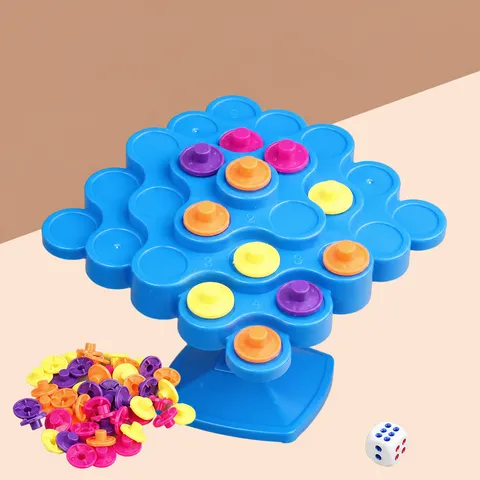 Enfants Arbre d'Équilibre Jouet de Table Éducatif Parent Enfant Interactif Jeu de Bureau Jouet en Plastique