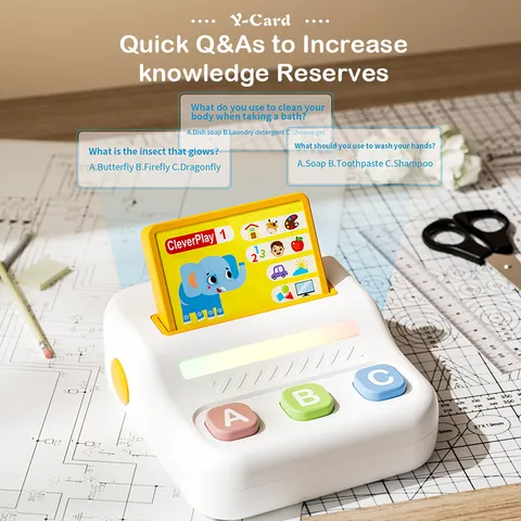 Machine d'Apprentissage d'Éducation Précoce pour Enfants Lecteur de Carte Cognitif Interactif Jouet Intelligent de Bureau