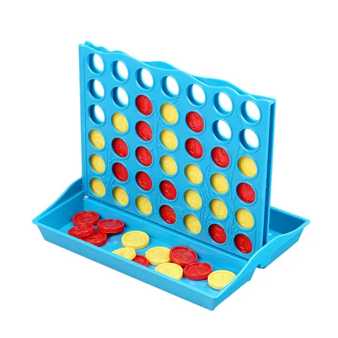 Jeu de Société Puissance 4 Éducatif pour Enfants Jouet de Bureau Interactif Jeu de Table Stratégie Familiale