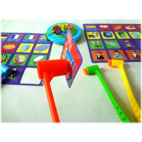 Kids Whack Hammer Game Toy Plastic Interactive Reaction Training Board Game Family Party Educational Toy Set