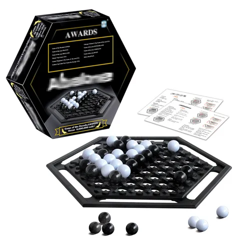 Jeu de Plateau Stratégique de Poussée Entraînement à la Pensée Logique Jouet Éducatif Fête de Famille Jeu de Table pour Enfants et Adultes