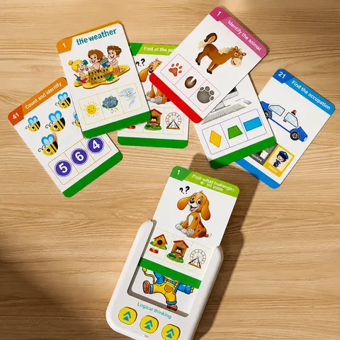 Machine d'Apprentissage Éducatif Précoce pour Enfants avec Cartes Mémoire Intelligentes Jouet de Puzzle de Pensée Logique