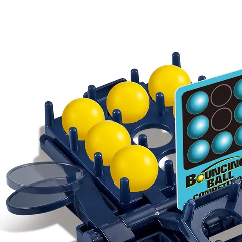 Mini Jeu de Bureau Bounce Ball Jouet de Table Interactif Famille Fête Jeu de Société en Plastique