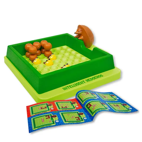 Jeu de Plateau Labyrinthe Éducatif pour Enfants Jouet Puzzle de Bureau Hérisson Intellectuel