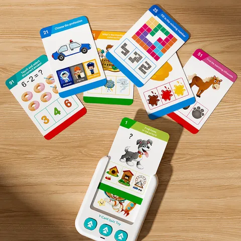 Machine d'Apprentissage de Cartes Audio Russe Éducation Préscolaire Jouet Cognitif Interactif Électronique Intelligent Quiz Pour Enfants