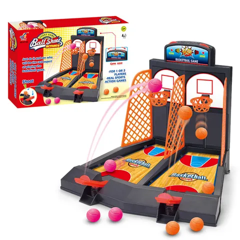 Enfants Jeu de Basket-ball de Table Jouet en Plastique Deux Joueurs Interactif Tir Sportif Éducatif Bureau Jouet