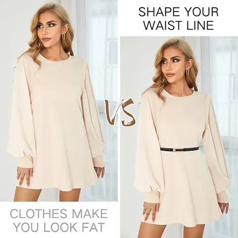 Damen Vintage Kunstleder Dünner Gürtel Minimalistisch Retro Kleid Taillengürtel Mit Matter Legierung Schnalle Casual Jeans Zubehör