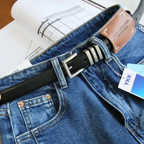 Γυναικείο Ζώνη από Γνήσιο Δέρμα Ρέτρο Μόδα Casual Διακοσμητική Ζώνη Μέσης Με Ασημένια Αγκράφα Πινέζας Για Jeans Φορέματα Παντελόνια
