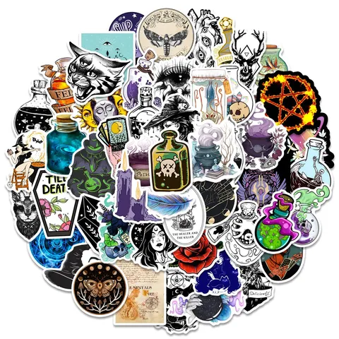 Adesivi Graffiti Impermeabili da Speziale Gotico Decalcomanie Per Borraccia Laptop Valigia Skateboard Pacchetto di Adesivi in Vinile Estetici