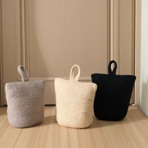 Fermaporta in Tessuto Creativo Carino Peluche Cotone Lino Riempito di Sabbia Pesante Fermaporta Decorativo per la Casa
