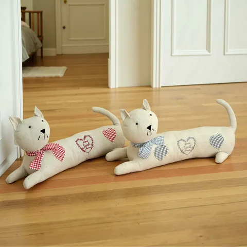 Fermaporta in Tessuto a Forma di Gatto Cartone Animato Europeo Simpatico Fermaporta Pesante per Camera da Letto Decorazioni per la Casa