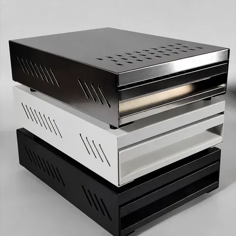 Commercial Stainless Steel Coffee Knock Box Drawer Espresso Grounds Container With Knock Bar Barista Accessories