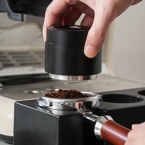 Stainless Steel Coffee Powder Distributor And Tamper Multipurpose Adjustable Depth Espresso Hand Tamper Coffee Barista Tool