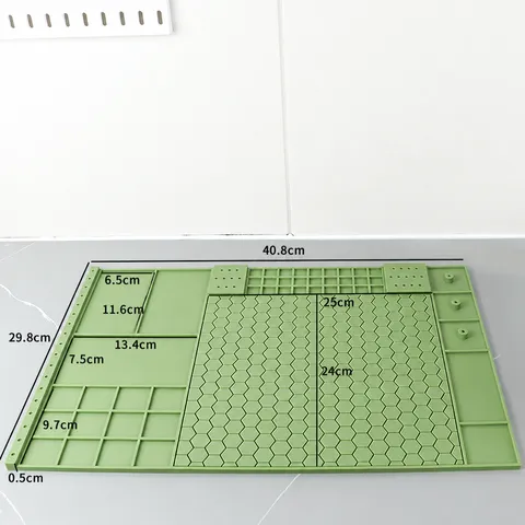 Multifunctional Silicone Desktop Non Slip Mat Repair Tool Protection Pad Storage Tray Workbench Mat