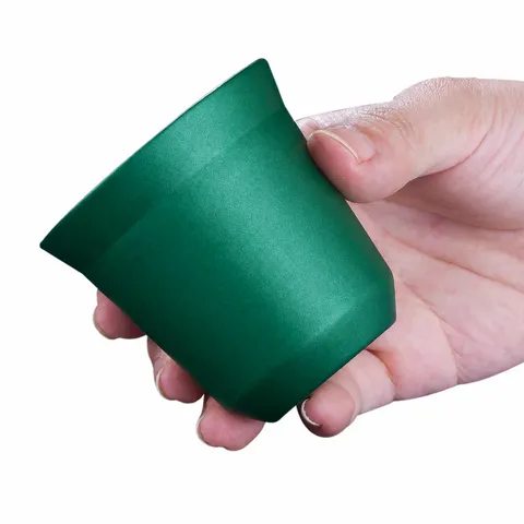 Double Wall Stainless Steel Coffee Cup Insulated Tea Cup Metal Espresso Cup Tumbler For Home Office