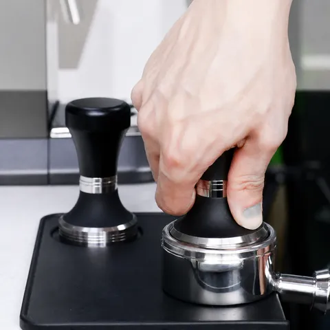 Adjustable Coffee Tamper Stainless Steel Alloy Coffee Distributor Press Tool Espresso Powder Hammer For Home Cafe Barista