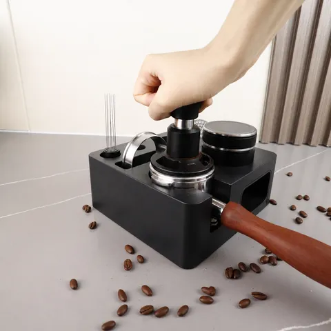 Multifunctional Coffee Tamper Station ABS Espresso Tamper Holder Storage Base For Portafilter Home Cafe